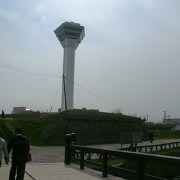 五稜郭公園から見た五稜郭タワー