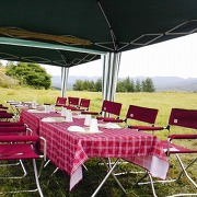 昨年の渡辺農場での「畑でレストラン」の様子