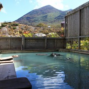 五色温泉の露天風呂