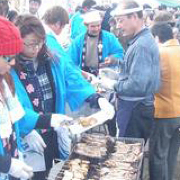 小樽産しゃこ祭りの様子