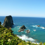 積丹半島の島武意海岸