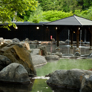 名水亭の大露天風呂