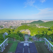 大倉山スキージャンプ台からの眺め