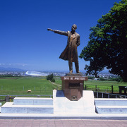 羊ヶ丘展望台のクラーク博士像 羊ヶ丘展望台のクラーク博士像