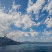 支笏湖の風景 支笏湖の風景