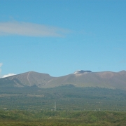 活火山である樽前山