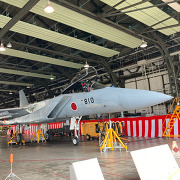 F-15戦闘機の展示