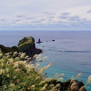 秋の神威岬 秋の神威岬