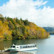 秋の然別湖