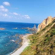 秋の積丹半島（島武意海岸）