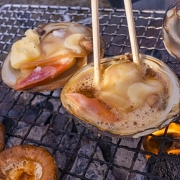 ホッキ貝の網焼き(イメージ) ホッキ貝の網焼き(イメージ)